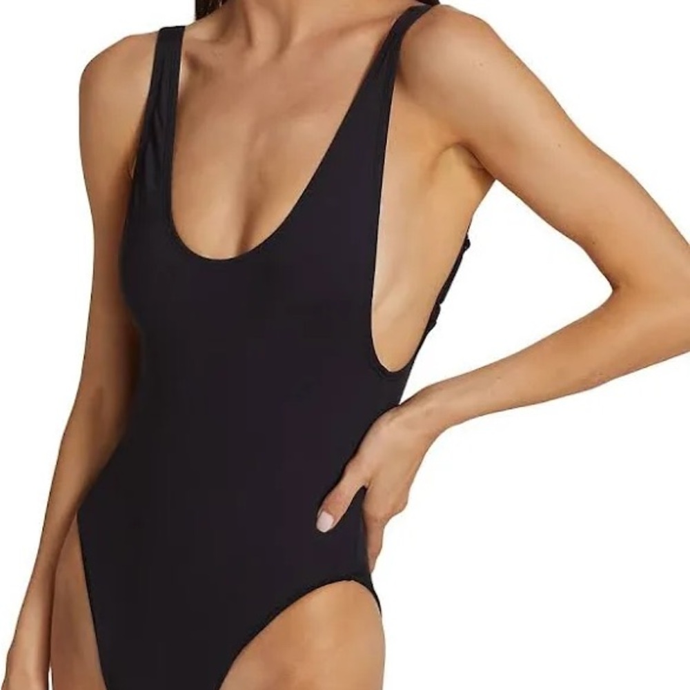 Good American Classic Black One-Piece Swimsuit XXL Or SIZE 6